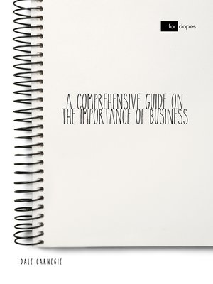 cover image of A Comprehensive Guide on the Importance of Business